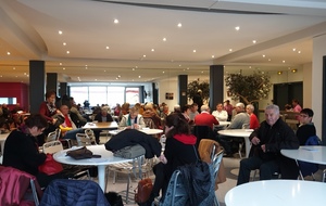 Salle d'attente avant d'entrer au tournage de 2 emissions